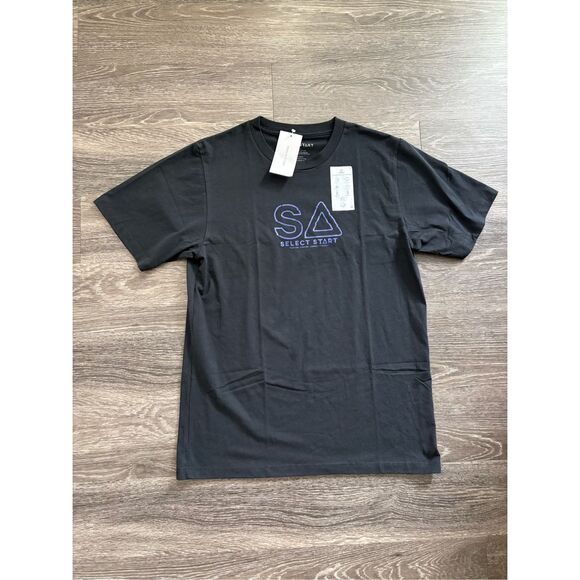 🐿️ NWT Urban Outfitters Select Start Black & Purple Graphic Tee Size Large - Picture 2 of 4